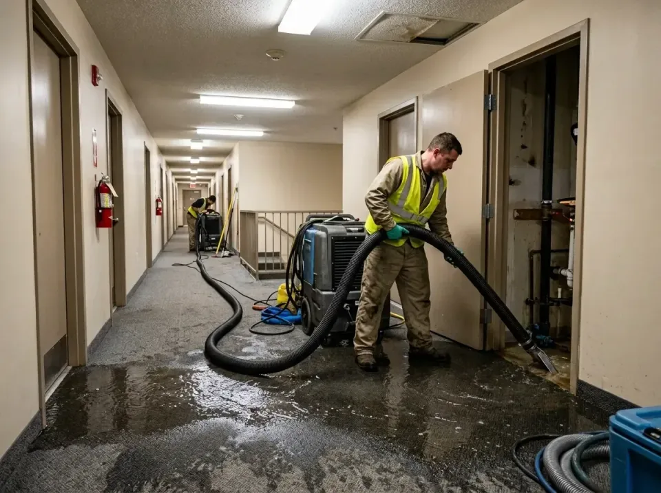 multi-unit-apartment-hallway-f-005 — frequently asked questions, Emergency Burst Pipe Water Extraction & Removal in Laurel S…